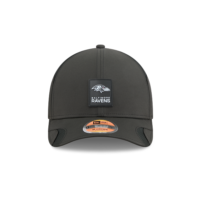 Baltimore Ravens NFL New Era Men's Charcoal 9Forty 2025 Sideline M-Crown Snapback