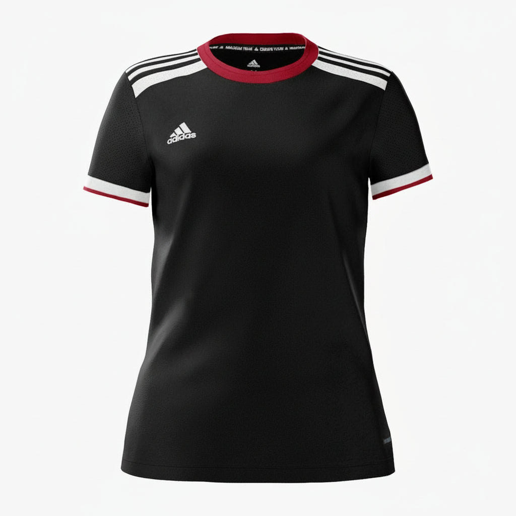 adidas MiComp Soccer Jersey Black/White/Red (Youth, Men's, Women's)
