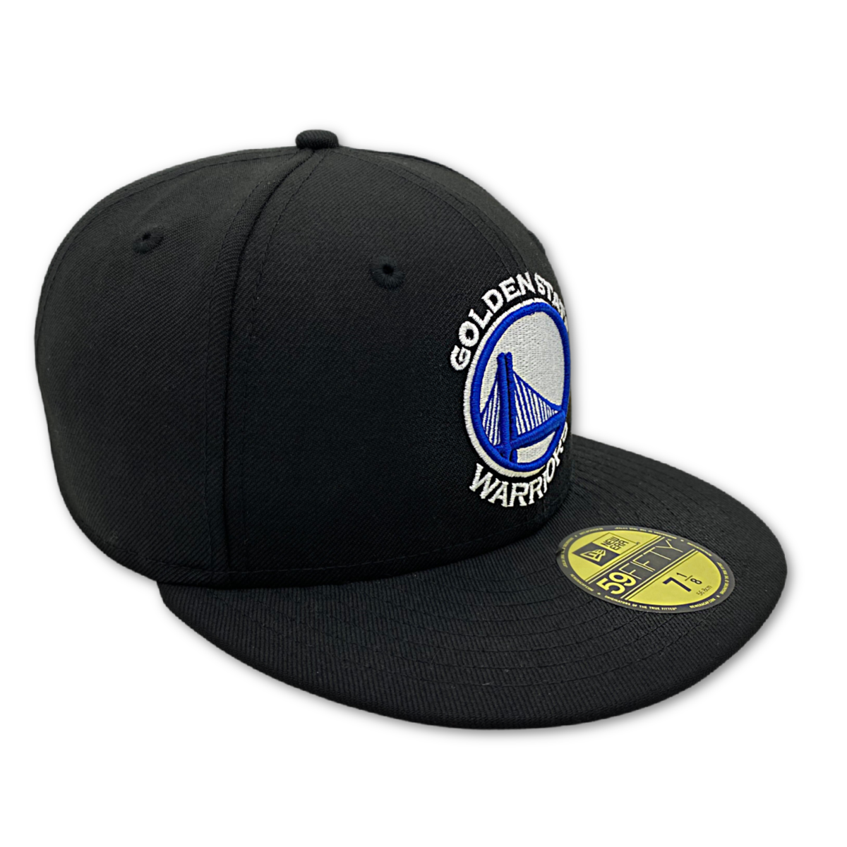 GOLDEN STATE WARRIORS NEW ERA 59FIFTY HAT-BLACK/WHITE
