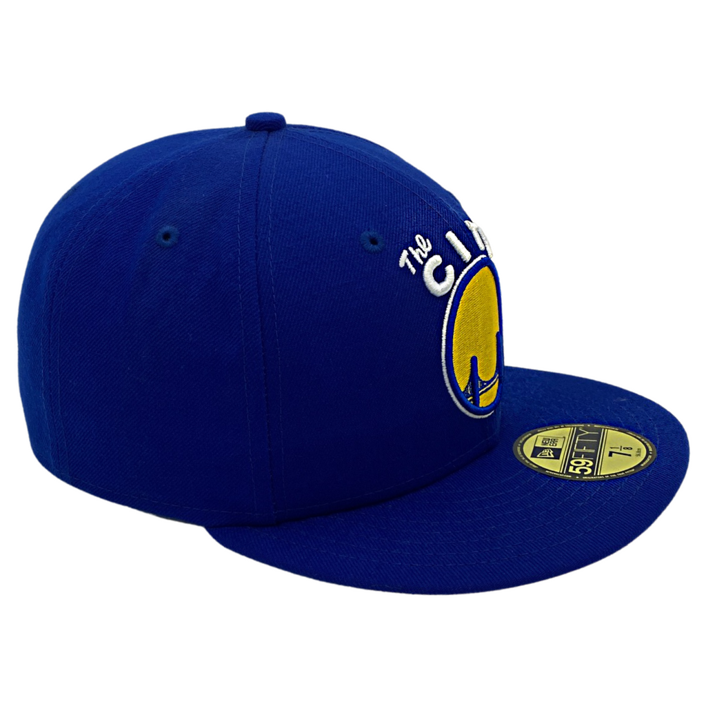 GOLDEN STATE WARRIORS THE CITY NEW ERA 59FIFTY HAT-BLUE/YELLOW
