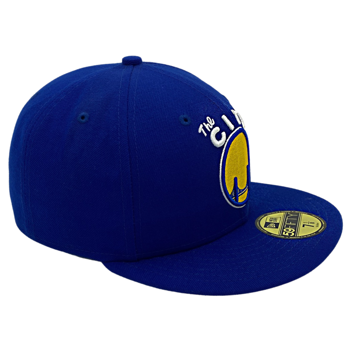 GOLDEN STATE WARRIORS THE CITY NEW ERA 59FIFTY HAT-BLUE/YELLOW