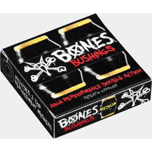Bones Hardcore Bushings 4pc Medium Black - Yellow