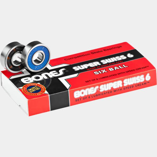 Bones Super Swiss 6 Skateboard Bearings