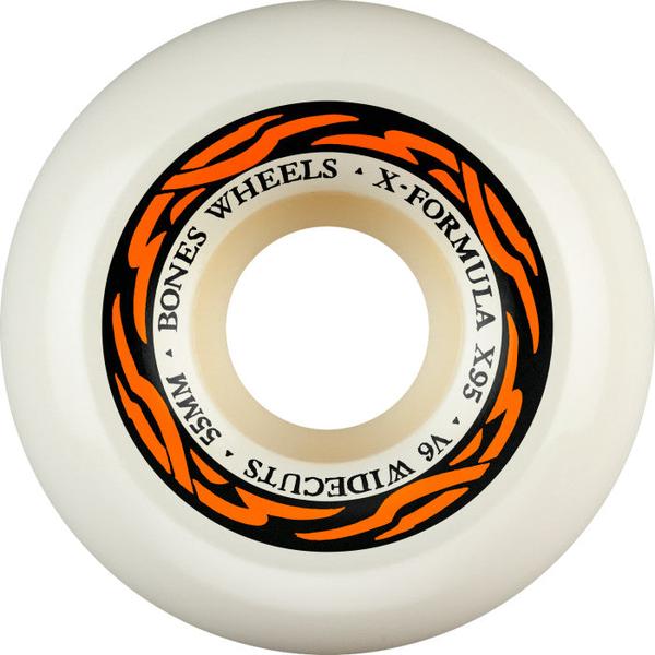Bones Wheels X-Formula XF Widecut V6 95a 55mm White