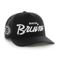 Boston Bruins NHL 47 Brand Men's Black Attitude Hitch Snapback