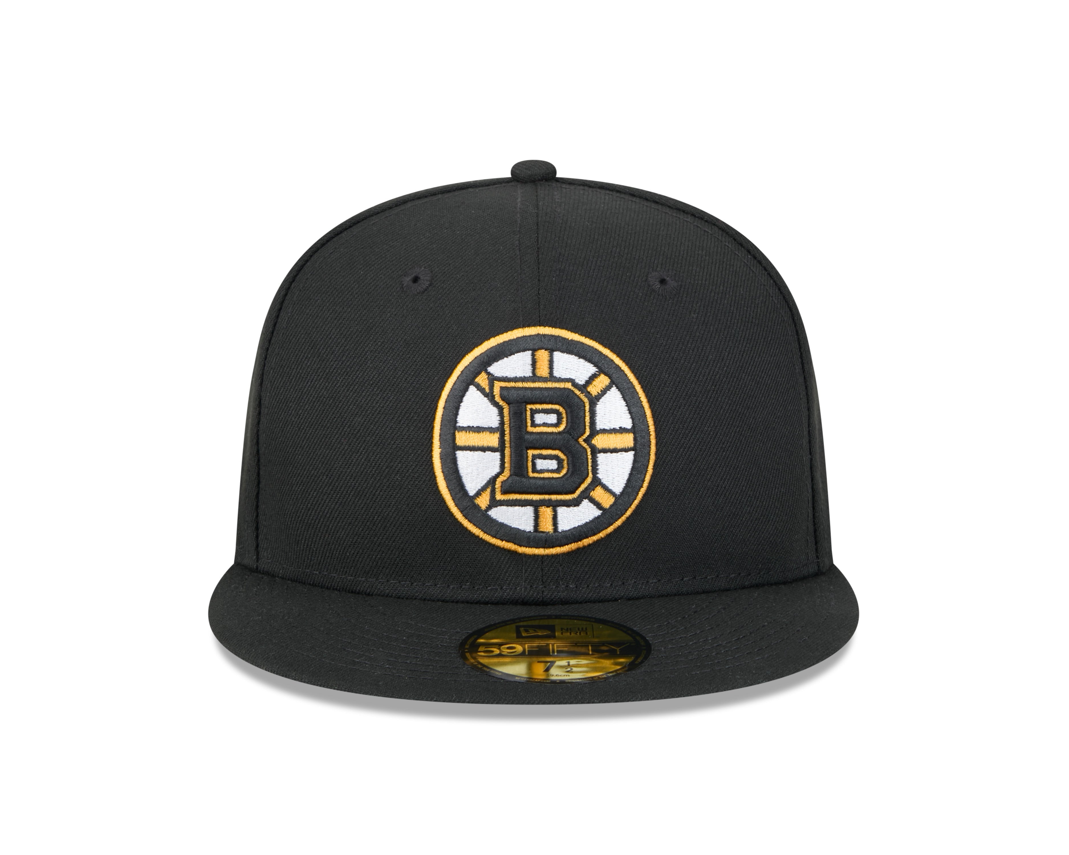 Boston Bruins NHL New Era Men's Black 59Fifty Core Fitted Hat