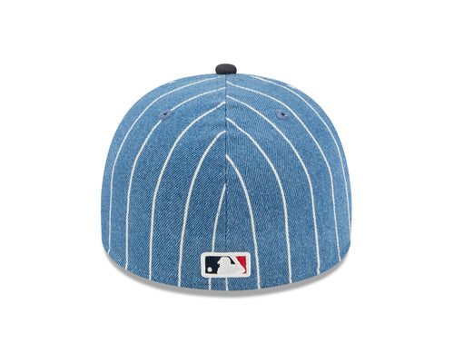 Boston Red Sox MLB New Era Men's Light Blue/Black 59Fifty A-Frame Parallel Fitted Hat