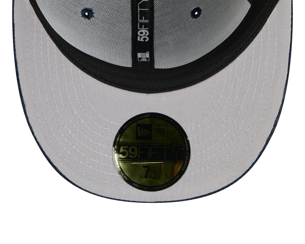 Boston Red Sox MLB New Era Men's Navy 59Fifty Chenille Pop Fitted Hat