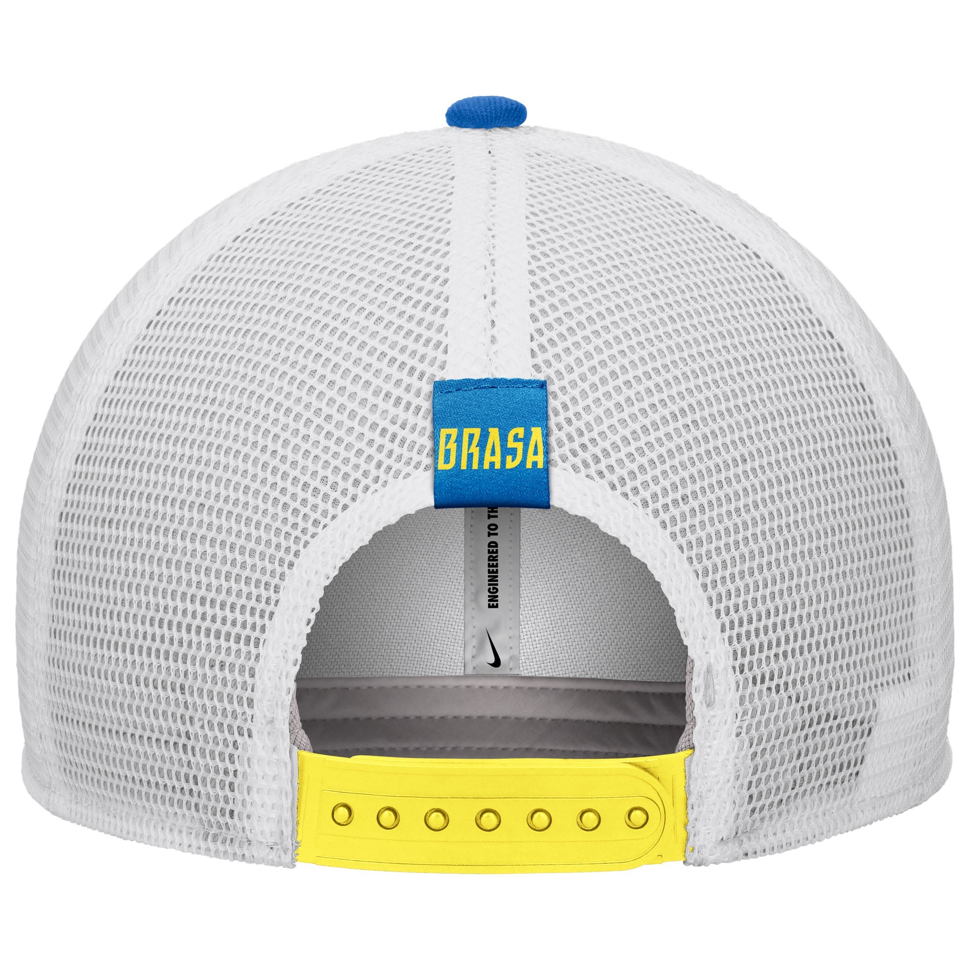 Brazil National Team FIFA Nike Men's Light Blue Rise Trucker Adjustable Hat