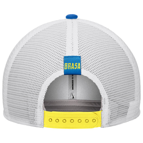 Brazil National Team FIFA Nike Men's Light Blue Rise Trucker Adjustable Hat