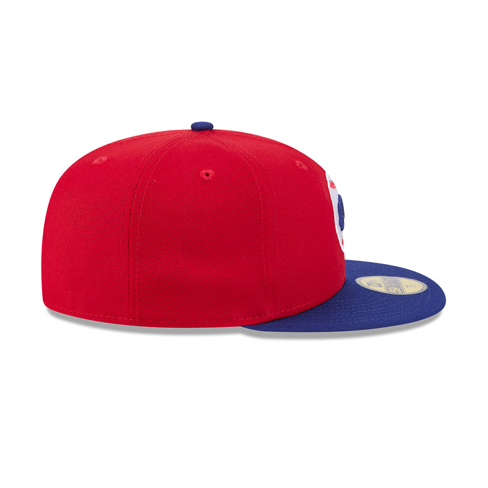 Buffalo Bisons MiLB New Era Men's Red/Navy 59Fifty Alternate Authentic Collection Fitted Hat