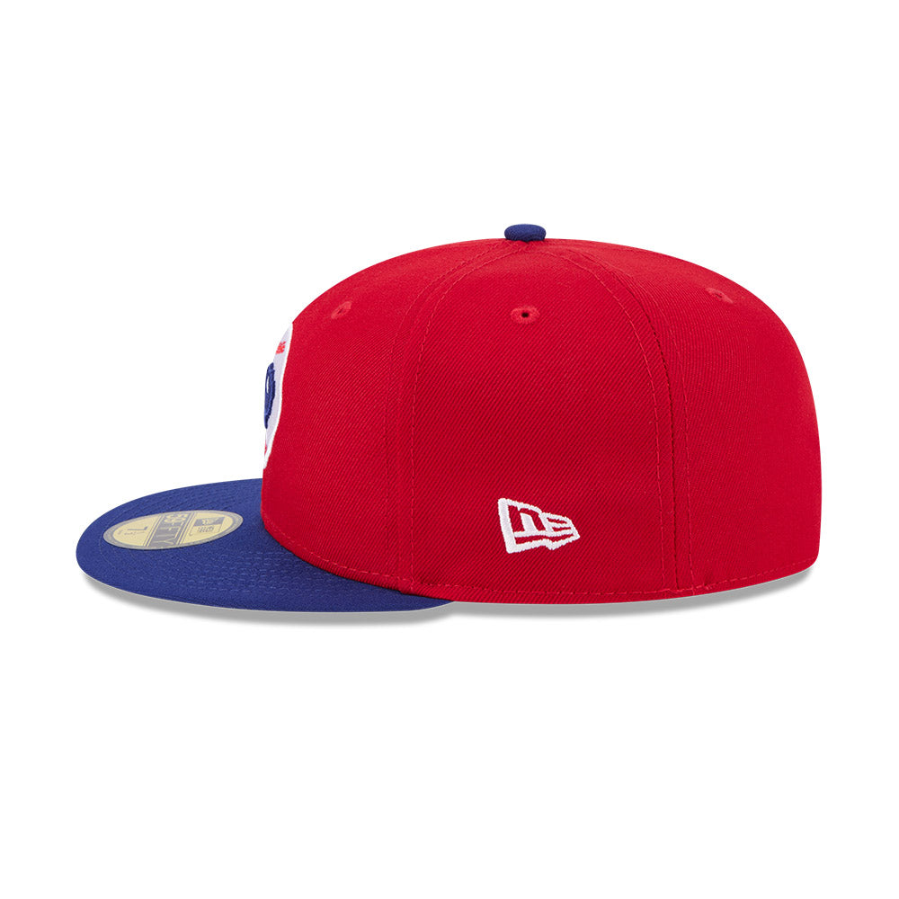 Buffalo Bisons MiLB New Era Men's Red/Navy 59Fifty Alternate Authentic Collection Fitted Hat