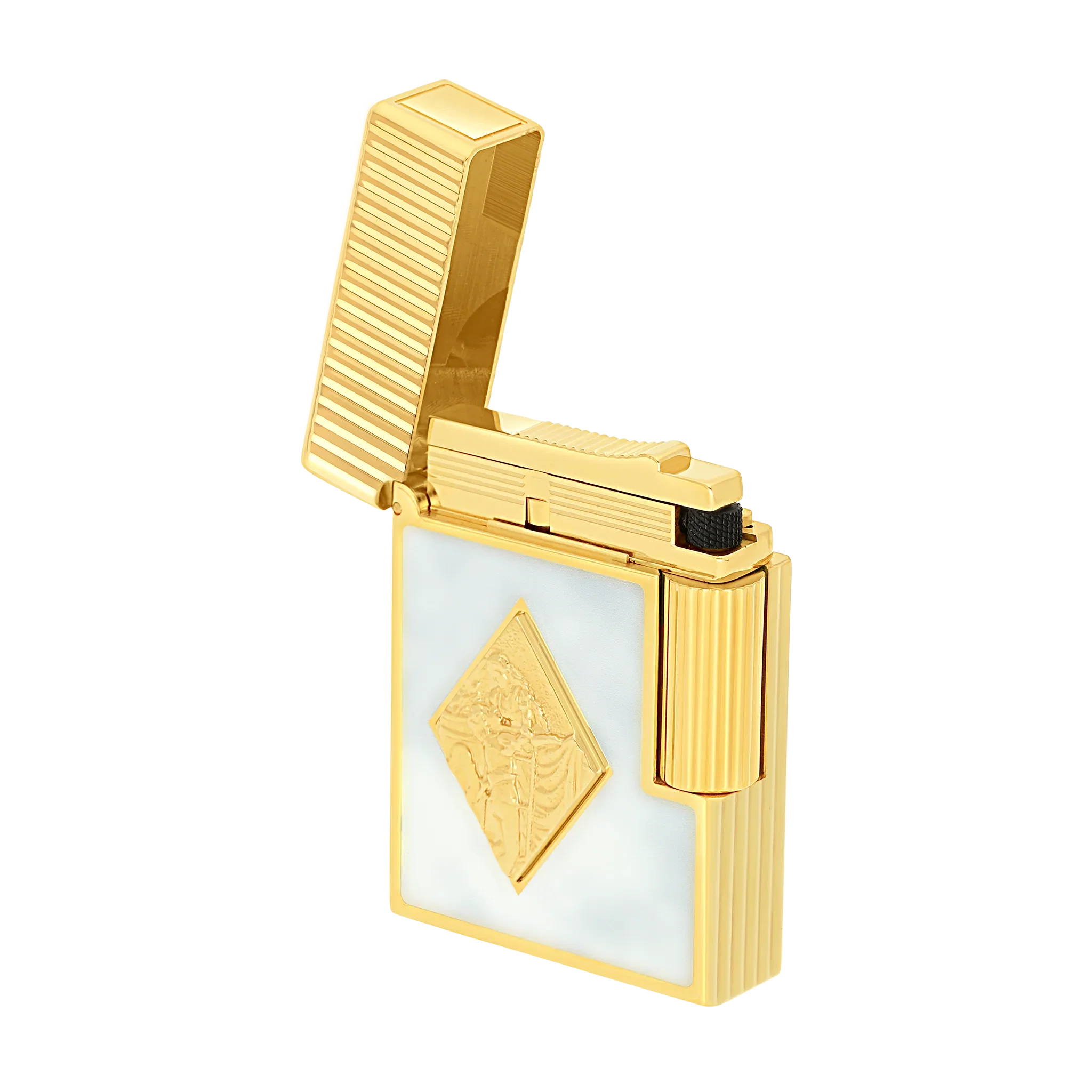 S.T. Dupont Ligne 1 White Lacquered Romeo y Julieta Lighter/Briquet C14050CL