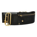 Dior Saddle Black Fabric Leather