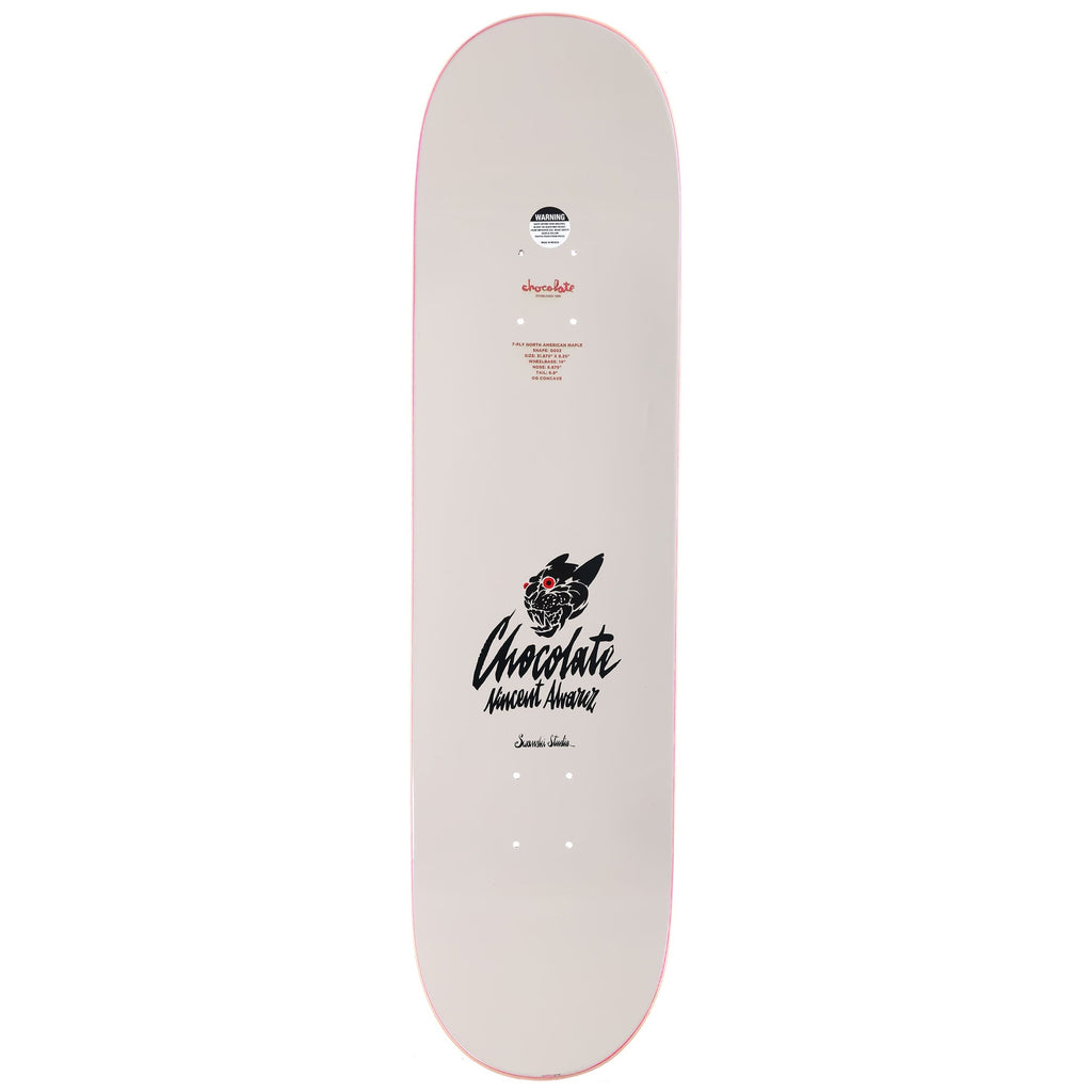 Chocolate Skateboard Deck Alvarez Swanksi Panther Twin 8.5" x 31.875"