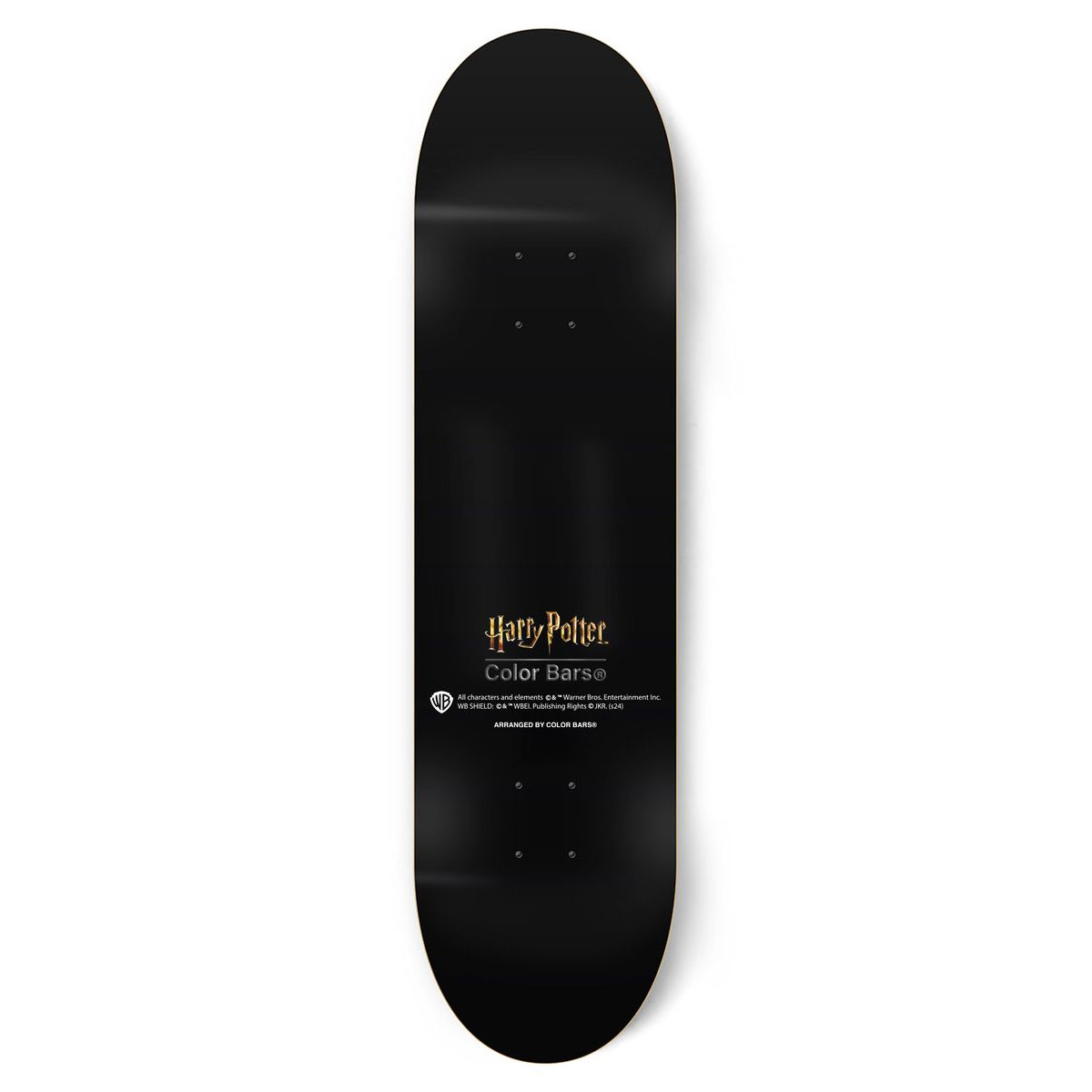 Color Bars Skateboard Deck Harry Potter Boy Who Lived Skate Gold Foil 8.38"