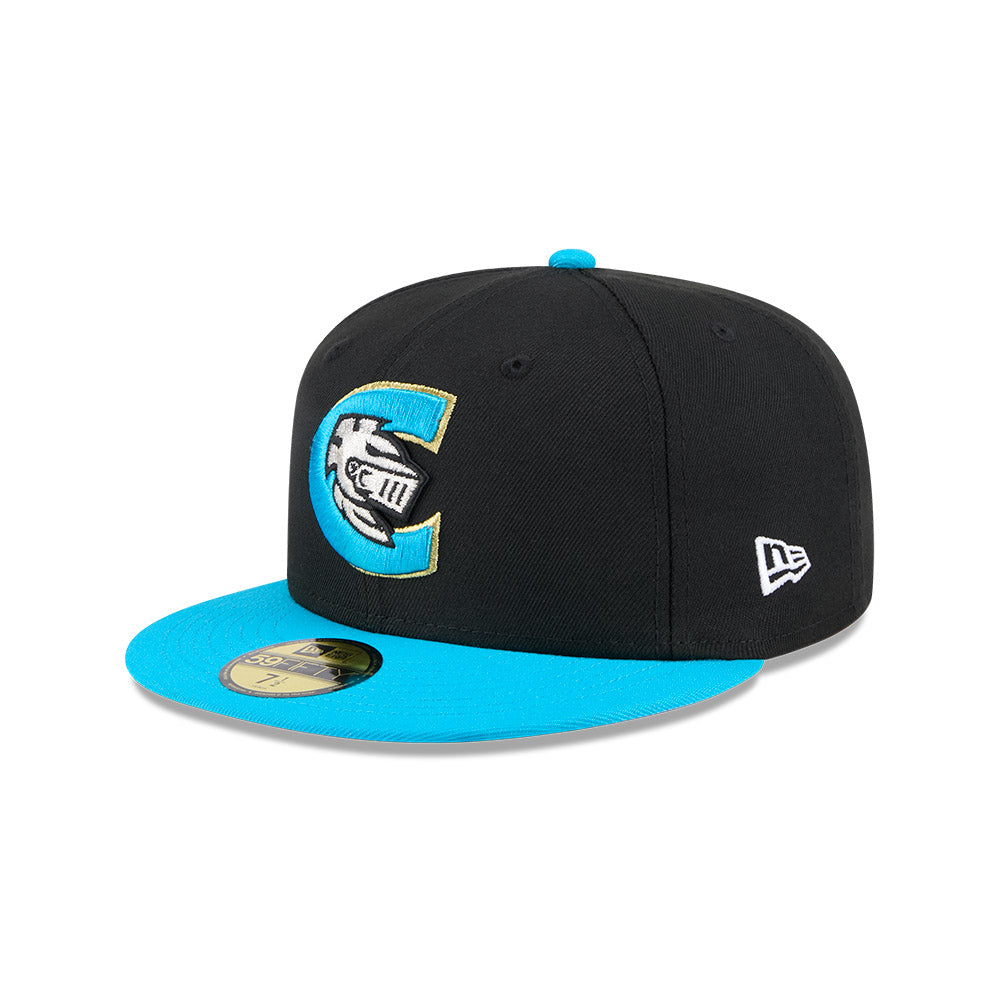 Charlotte Knights MiLB New Era Men's Black 59Fifty Alternate Authentic Collection Fitted Hat