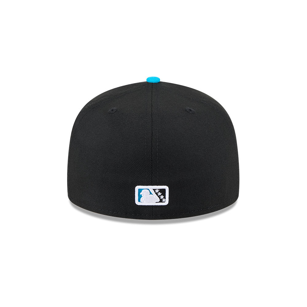 Charlotte Knights MiLB New Era Men's Black 59Fifty Alternate Authentic Collection Fitted Hat