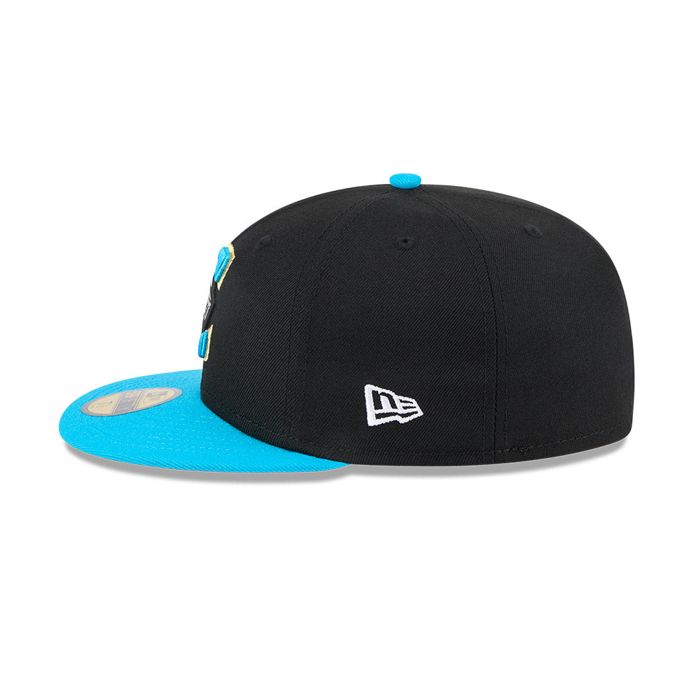 Charlotte Knights MiLB New Era Men's Black 59Fifty Alternate Authentic Collection Fitted Hat