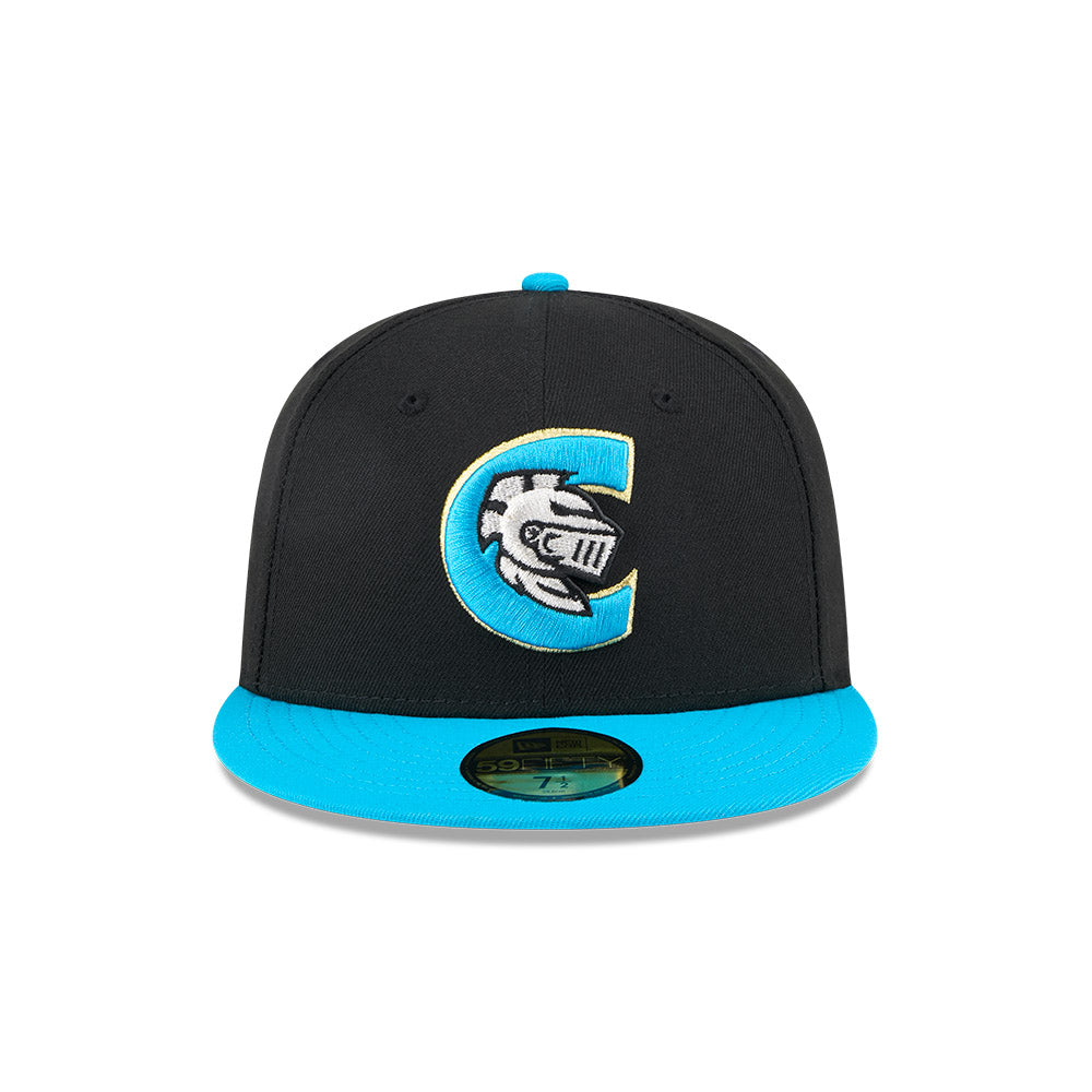 Charlotte Knights MiLB New Era Men's Black 59Fifty Alternate Authentic Collection Fitted Hat