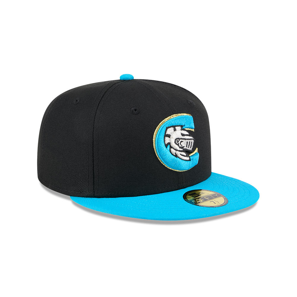 Charlotte Knights MiLB New Era Men's Black 59Fifty Alternate Authentic Collection Fitted Hat
