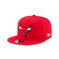 Chicago Bulls NBA New Era Men's Red 9Fifty Basic Snapback
