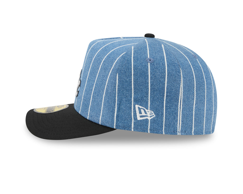Chicago White Sox MLB New Era Men's Light Blue/Black 59Fifty A-Frame Parallel Fitted Hat