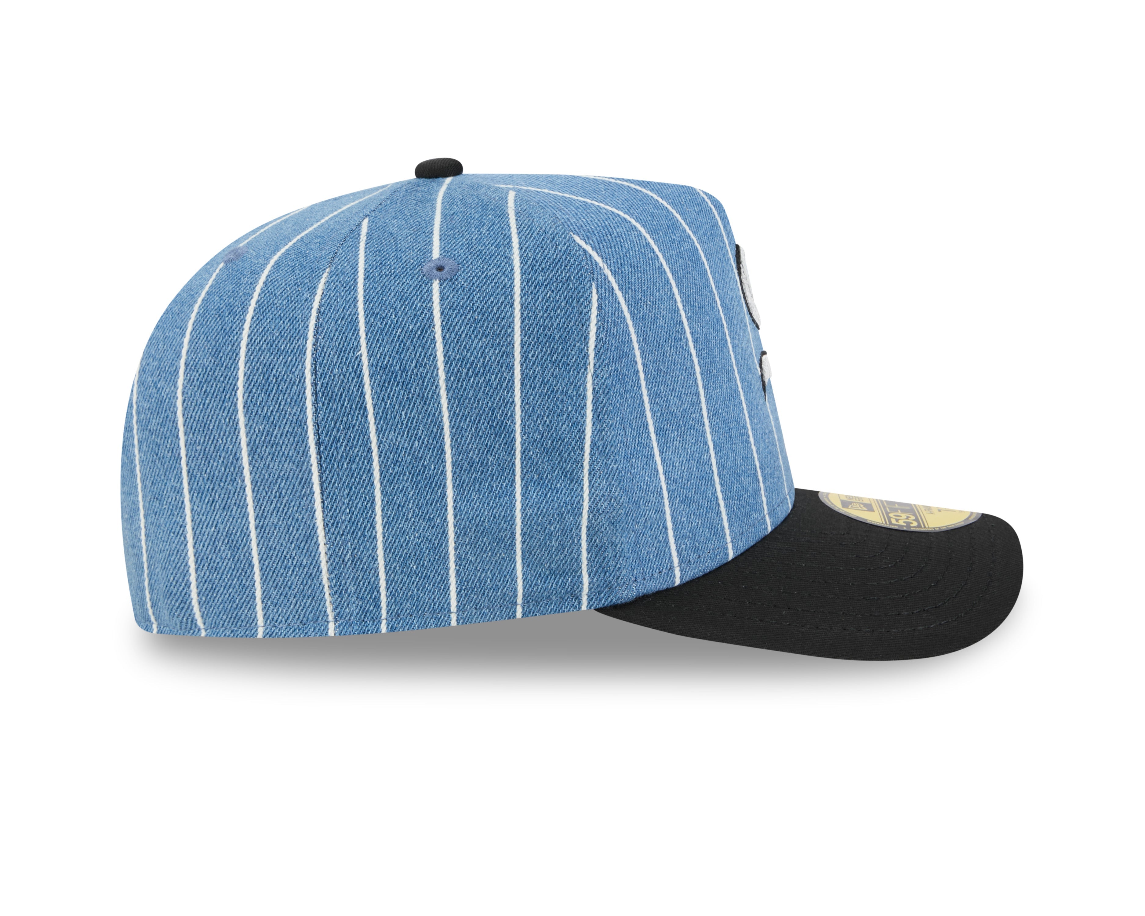 Chicago White Sox MLB New Era Men's Light Blue/Black 59Fifty A-Frame Parallel Fitted Hat