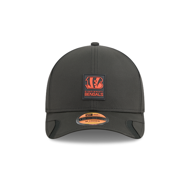 Cincinnati Bengals NFL New Era Men's Charcoal 9Forty 2025 Sideline M-Crown Snapback