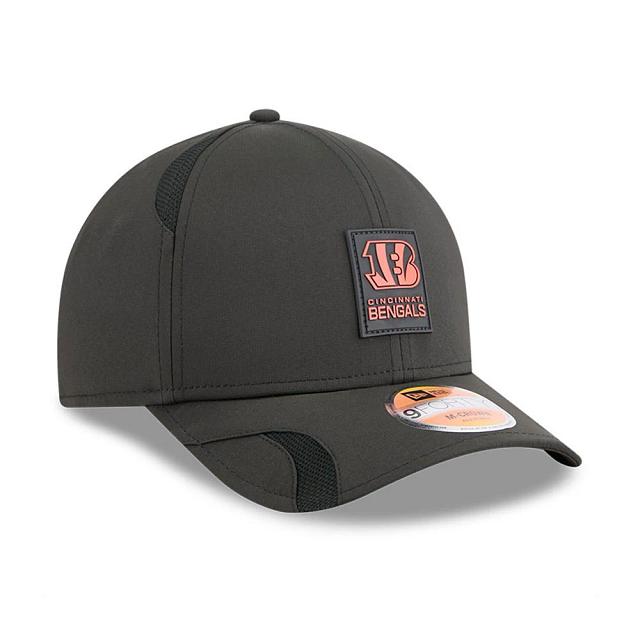 Cincinnati Bengals NFL New Era Men's Charcoal 9Forty 2025 Sideline M-Crown Snapback