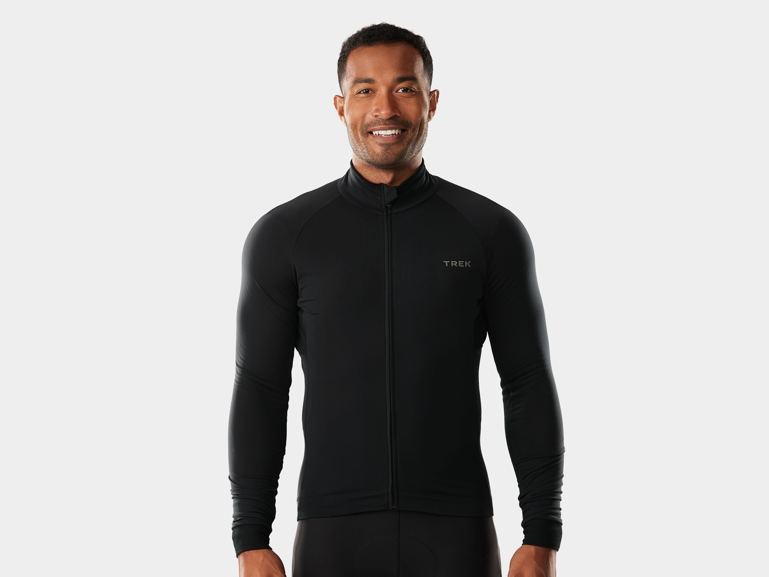 Trek Circuit Thermal Long Sleeve Medium Black Jersey