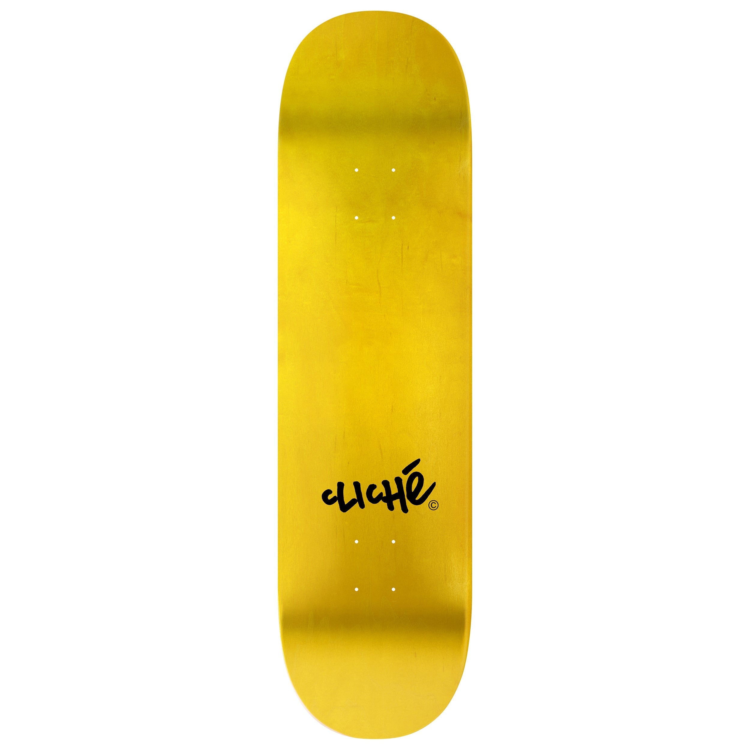 Cliche Skateboard Deck V-PLY Construction 8.375" x 32.2"