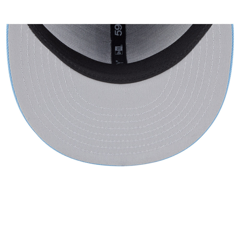 Columbus Clippers MiLB New Era Men's Black/Light Blue 59Fifty Alternate Authentic Collection Fitted Hat