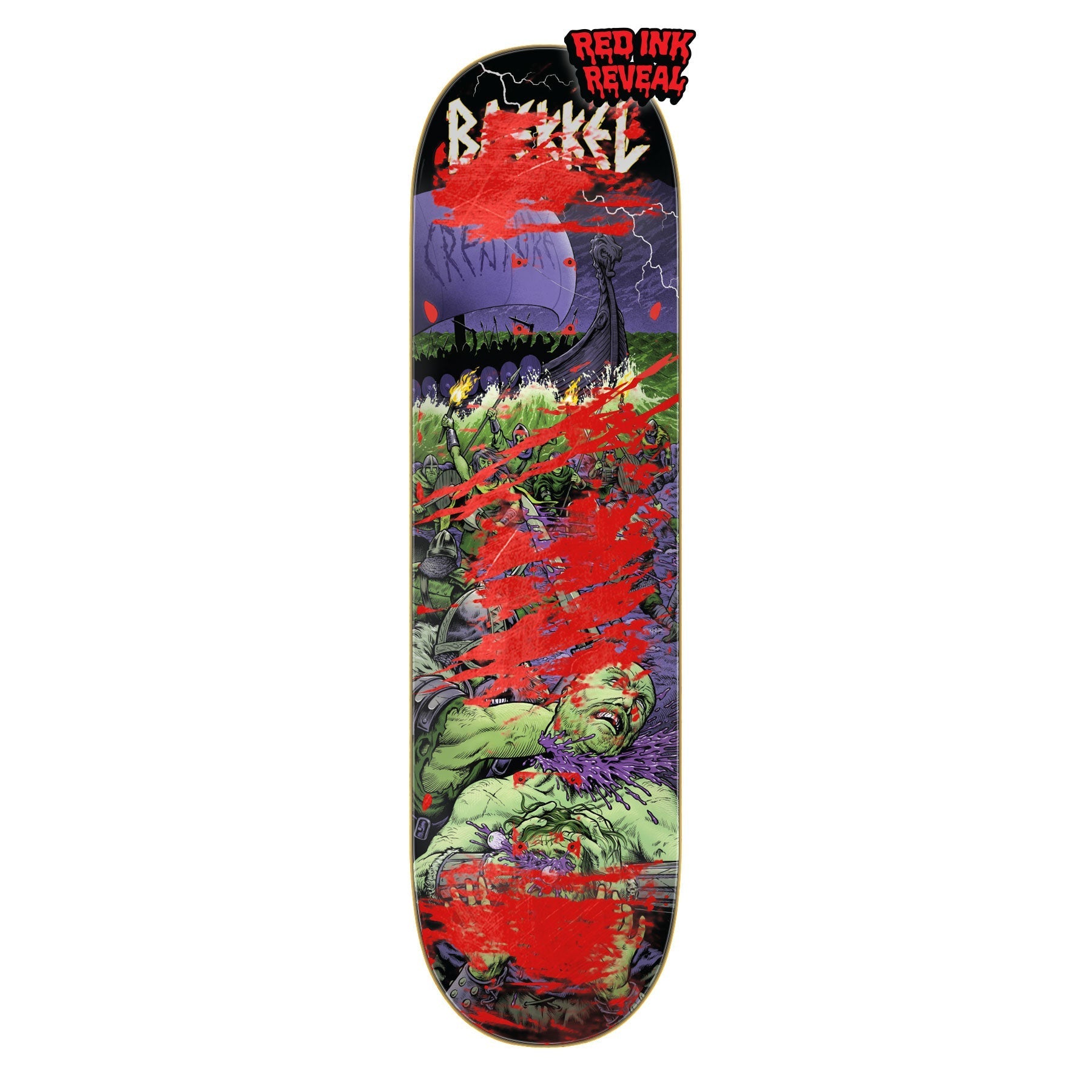 Creature Skateboard Deck Baekkel Warriors VX 8.6" x 32.11"