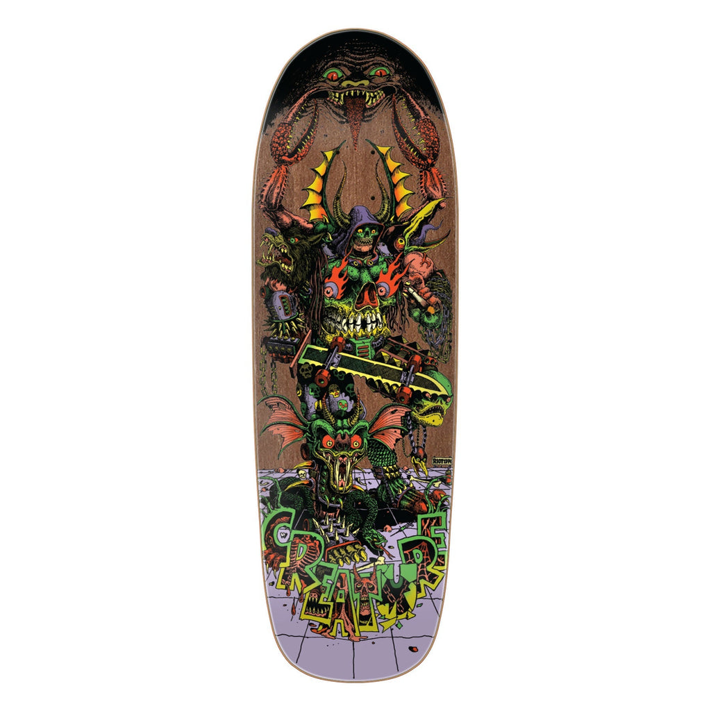 Creature Skateboard Deck Hallucination Beast 9.55" x 30.46"