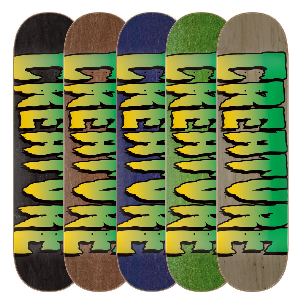 Creature Skateboard Deck Logo Stumps (Assorted) 8.25" x 31.8"