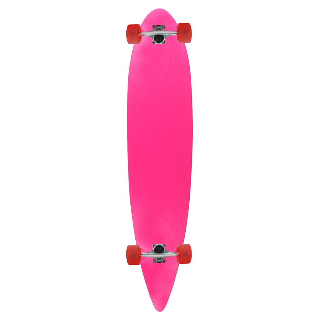 Moose Pintail 9" x 43" Longboard Neon Pink Complete
