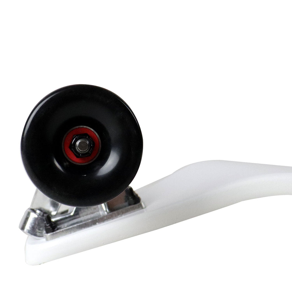 Moose Longboard Assembly 8" x 40" Canadian Maple Drop Down Dipped White