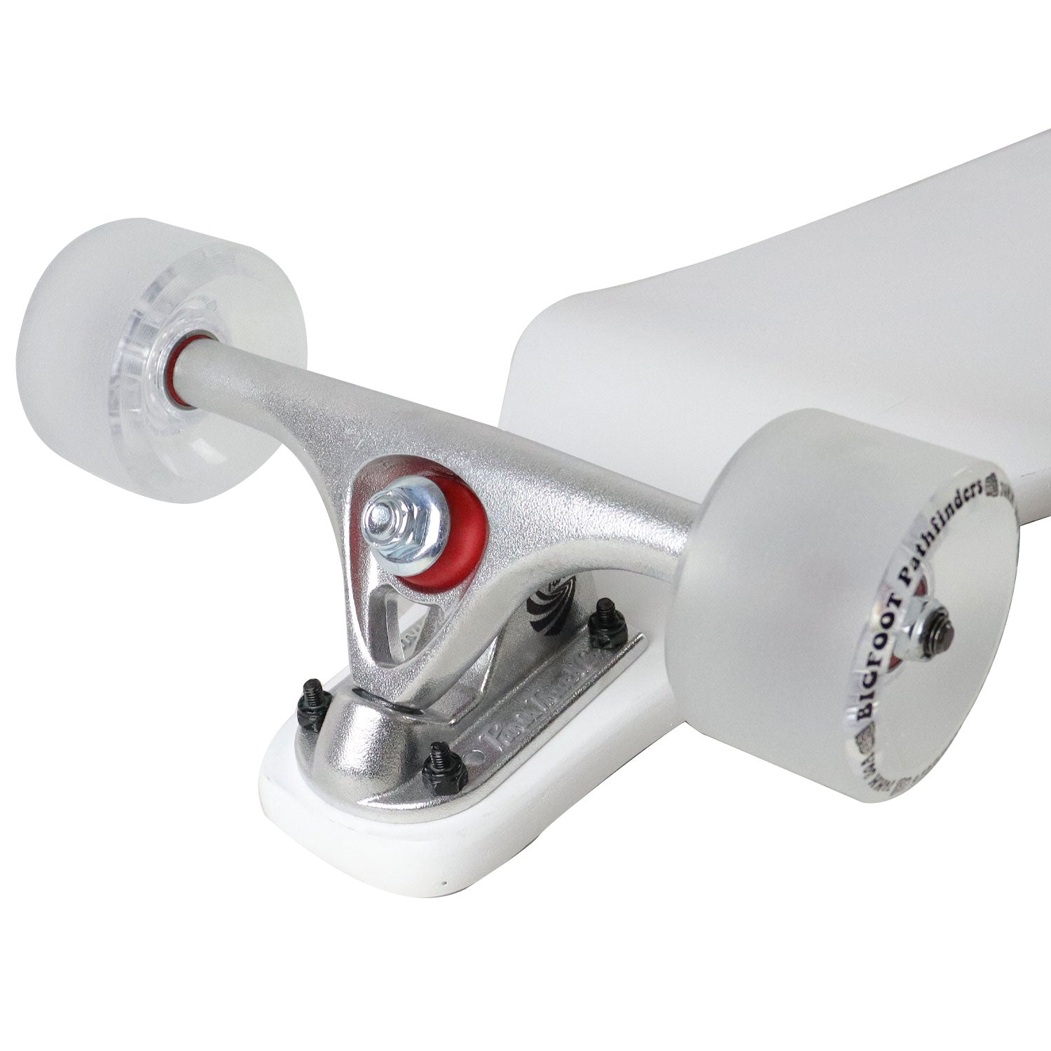 Moose Drop Down Longboard Complete (White) with Paris Trucks, Bigfoot Wheels