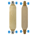 Moose Drop Down 8" x 40" Longboard Zebra Bamboo Complete