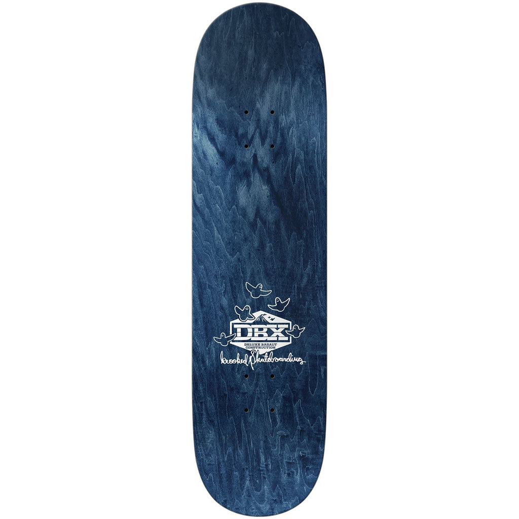 Krooked Skateboard Deck Basalt DBX Eyes 8.38" x 32.25" Gold