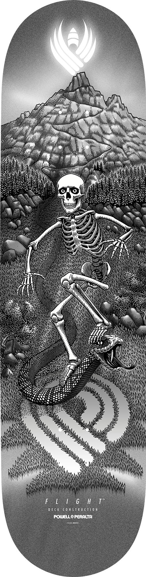 Powell Peralta Pro JM Duran Slidewinder 5 Flight Deck - 8.88″ Silver Foil