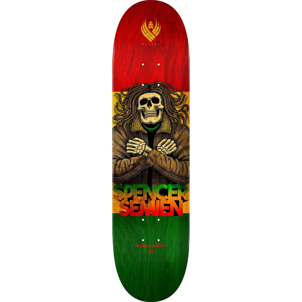 Powell Peralta Skateboard Deck Flight 243 Spencer Semien Dreads 8.25" x 31.95"