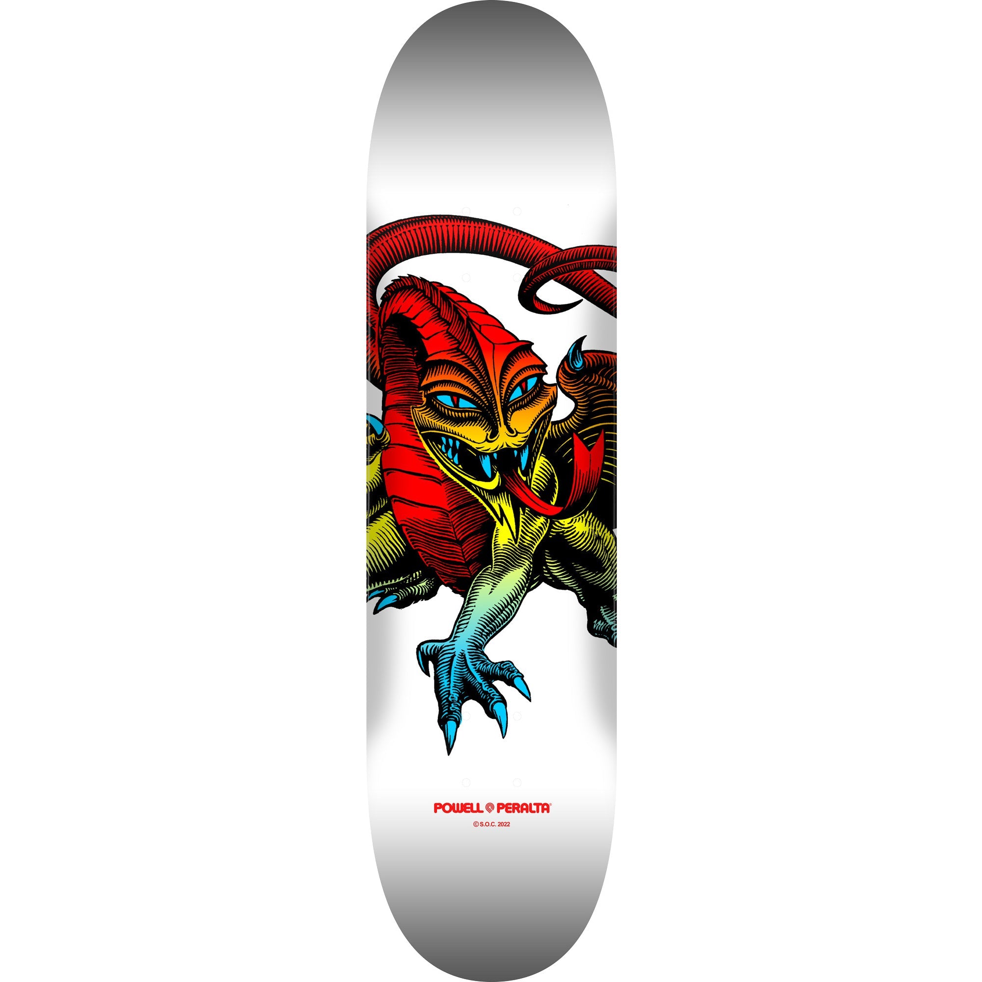 Powell Peralta Skateboard Deck Steve Caballero Yellow Fade White 8.75" x 32.95"