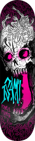 Powell Peralta Pro Isamu Yamamoto Skull Freestyle Deck - 7.25″ Pink