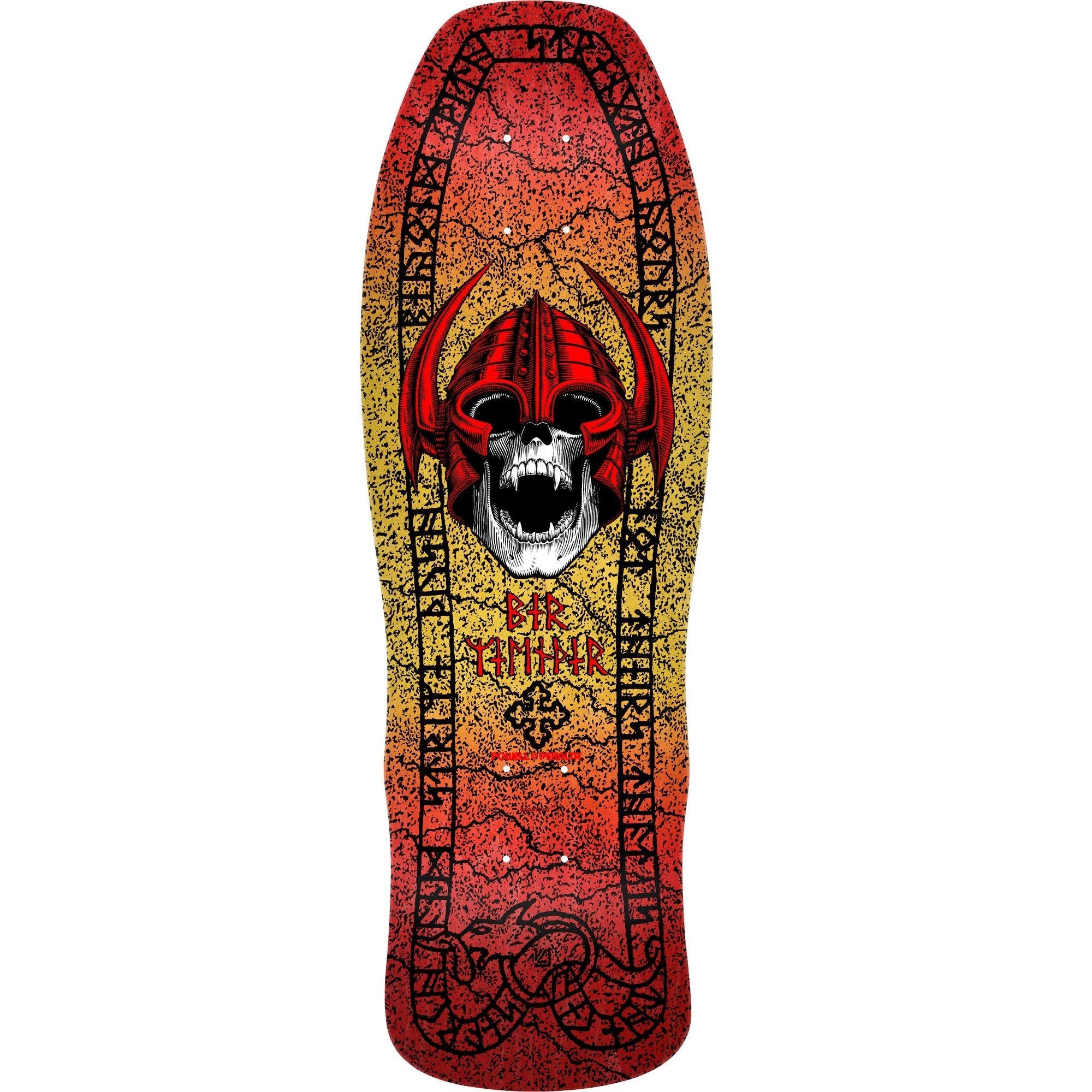 Powell Peralta Welinder Classic Skateboard Deck - 9.62" Red/Yellow Fade