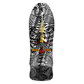 Powell Peralta GeeGah Skull and Sword Reissue Skateboard Deck - 9.75″ Silver Foil