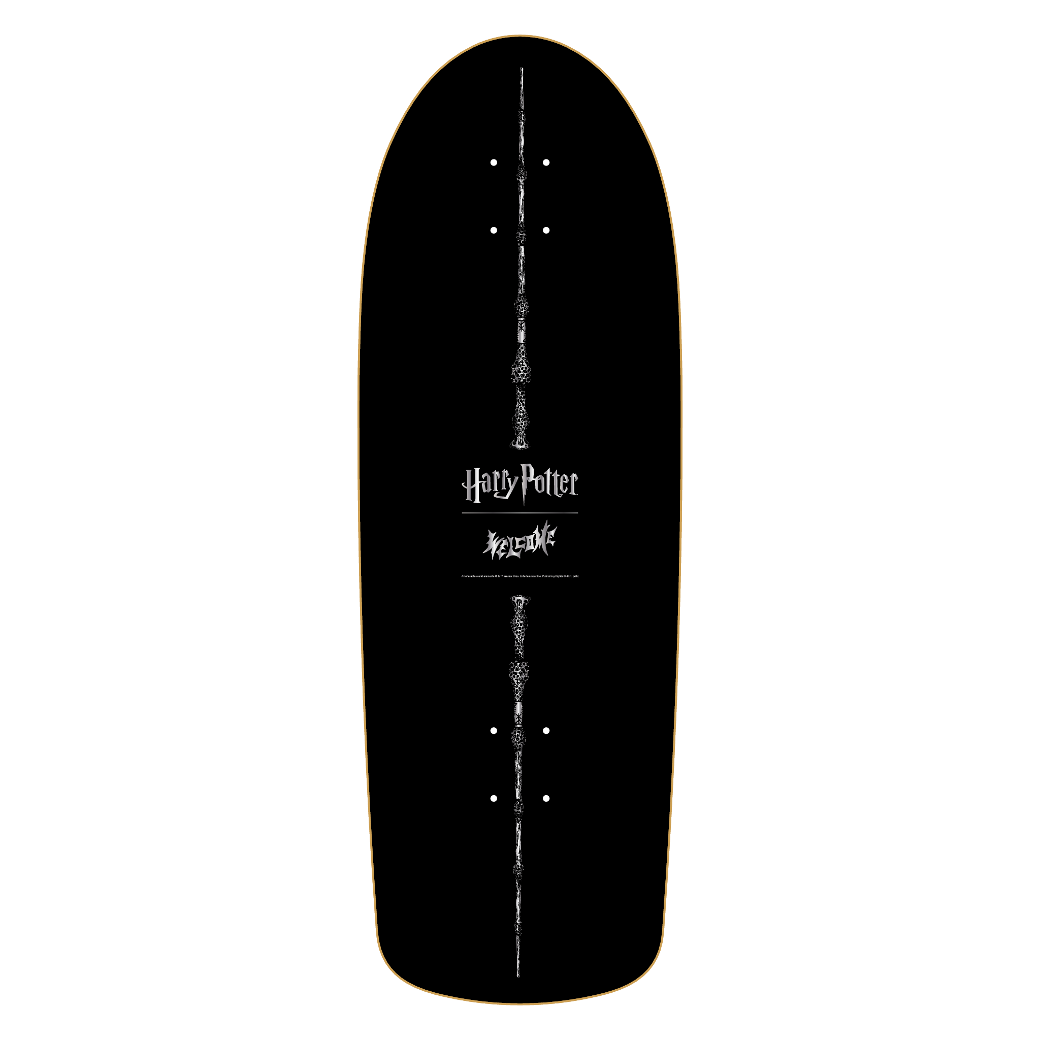 Welcome x Harry Potter Dementor On Boar Deck - 10.1″ Black