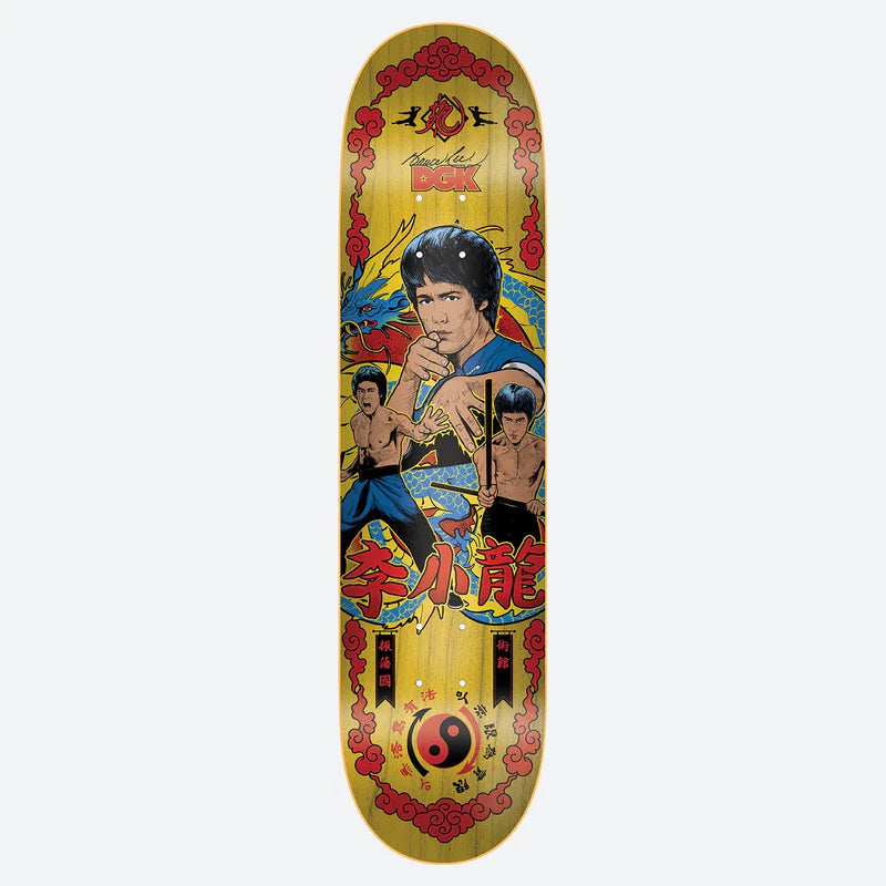 DGK x Bruce Lee Skateboard Deck Fury 8.1" x 31.85"