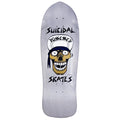 Dogtown Skateboard Deck SS Punk Skull Silver Dip 10.12" x 30.82"